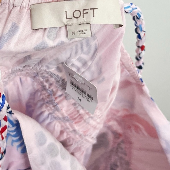 NWT Loft Fish Double Side Tie Maxi Dress - Picture 4 of 7